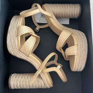 Coach Raffia Heels